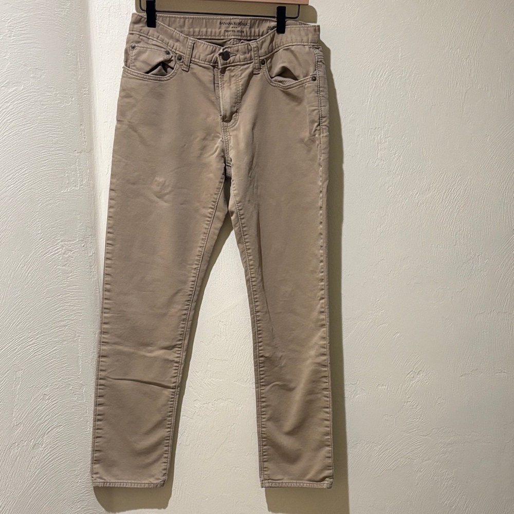 Banana Republic Tan Travel Jeans - 30x32